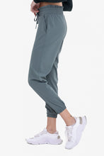 Load image into Gallery viewer, Cuffed Essential High Waist Joggers - Blue Green - Deep Purple - Dark Blue