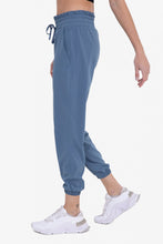 Load image into Gallery viewer, Cuffed Essential High Waist Joggers - Blue Green - Deep Purple - Dark Blue