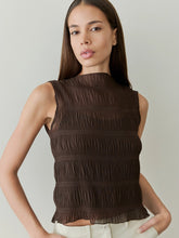 Load image into Gallery viewer, Ada Top - Black - Brown