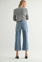 Load image into Gallery viewer, Blair Crop Sweat Jeans -Medium Denim (Style DP830-S)
