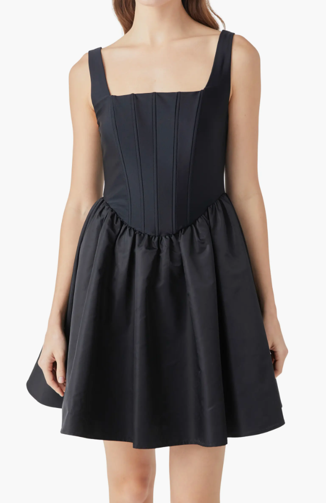 Corset Mini Dress  Straight Line Boutique