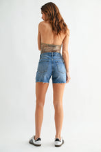 Load image into Gallery viewer, Amelie Mid Rise Walking Short - Light Denim (DH877)