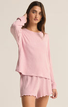 Load image into Gallery viewer, Daydream Rib L/S Top - Sunset Mauve
