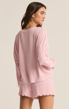 Load image into Gallery viewer, Daydream Rib L/S Top - Sunset Mauve