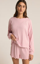 Load image into Gallery viewer, Daydream Rib L/S Top - Sunset Mauve