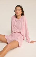Load image into Gallery viewer, Daydream Rib L/S Top - Sunset Mauve