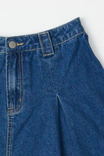 Load image into Gallery viewer, Carmel Denim Mini Skirt - Washed Blk or Med Denim
