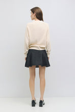 Load image into Gallery viewer, Carmel Denim Mini Skirt - Washed Blk or Med Denim