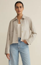 Load image into Gallery viewer, Dillon Faux Suede Jacket - Crystal