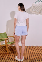 Load image into Gallery viewer, Olive Beaded Tee - White (Style:HN5809T)