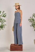 Load image into Gallery viewer, Vertical Striped Wide Leg Pants - Blue Multi (Style #HN5018P)