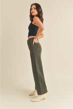 Load image into Gallery viewer, Eve Utility Jeans - Dark Denim - Fern Green
