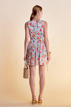 Load image into Gallery viewer, Floral Cut Out Mini Dress - Multi Green