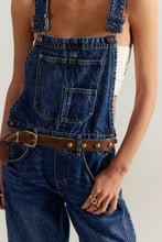 Load image into Gallery viewer, Free People Rhodes Stud Belt - Black - Cognac