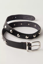 Load image into Gallery viewer, Free People Rhodes Stud Belt - Black - Cognac