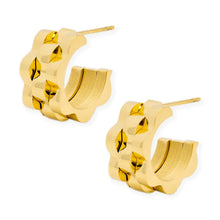 Load image into Gallery viewer, Rolly Baby Hoop Earrings