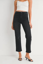 Load image into Gallery viewer, HR Soft Stretchy Straight Jeans - Washed Black