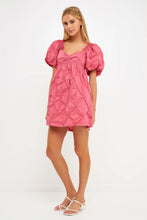 Load image into Gallery viewer, Broderie Lace Dress - Pink