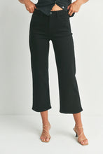 Load image into Gallery viewer, Slim Wide Leg Jeans - Black (239J-A