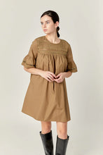 Load image into Gallery viewer, Lace Detail Mini Dress - Olive (Style:MK1156D)