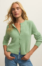 Load image into Gallery viewer, Medina Rib Cardigan - Appletini - Pink Crush