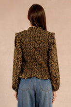 Load image into Gallery viewer, Leia Paisley Blouse - Blk/Gold Multi