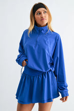 Load image into Gallery viewer, Sculpt Half Zip Pullover - Deep Indigo - Silken Taupe