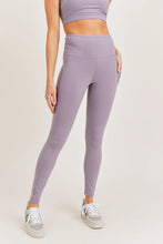 Load image into Gallery viewer, High Waist Essential Leggings w/ Mesh Pocket - Ocean or Nirvana