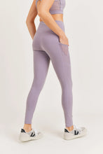 Load image into Gallery viewer, High Waist Essential Leggings w/ Mesh Pocket - Ocean or Nirvana