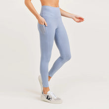 Load image into Gallery viewer, High Waist Essential Leggings w/ Mesh Pocket - Ocean or Nirvana