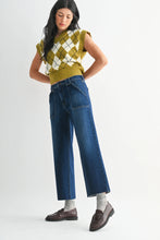 Load image into Gallery viewer, Petite Palazzo Jeans - Dark Denim