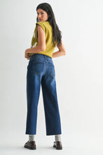 Load image into Gallery viewer, Petite Palazzo Jeans - Dark Denim