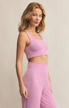 Load image into Gallery viewer, Zoe Rib Tank Bra - Violet Gem