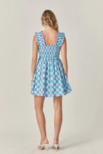 Load image into Gallery viewer, Smocked Print Mini Dress - Blue Multi Stripe - Blue Multi Floral (SS1307D - SS1308D)