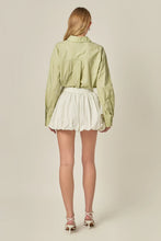 Load image into Gallery viewer, Bow Embroidery Shirt - Sage (SS2036T)