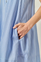 Load image into Gallery viewer, Sleeveless Mini Shirt Dress - Powder Blue (Style #SS23490D)