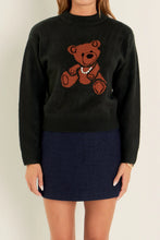 Load image into Gallery viewer, Teddy Bear Sweater - Dark Green