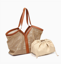 Load image into Gallery viewer, Nanette Tote - Natural/Tan