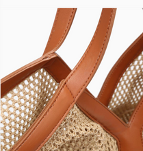Load image into Gallery viewer, Nanette Tote - Natural/Tan