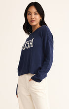 Load image into Gallery viewer, Sienna USA Sweater - Yacht Blue