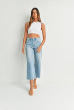 Load image into Gallery viewer, Slim Wide Leg Jeans - Light Wash