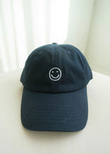 Load image into Gallery viewer, Smiley Baseball Cap - Cream, Forest Green, Chocolate, Khaki, Rose, Black, Navy