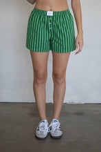 Load image into Gallery viewer, Boxer Shorts
Corie - Green Stripe
