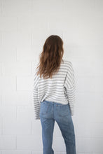 Load image into Gallery viewer, Piper Cardigan - Grey or Ivory/Black