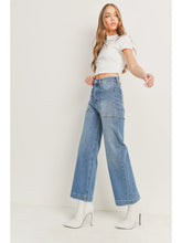 Load image into Gallery viewer, Eve Utility Jeans - Dark Denim - Fern Green - Medium Denim (DP649)