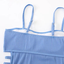 Load image into Gallery viewer, Cut Out Details Swimsuit - Blue