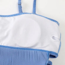 Load image into Gallery viewer, Cut Out Details Swimsuit - Blue