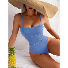 Load image into Gallery viewer, Cut Out Details Swimsuit - Blue