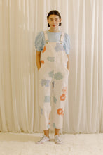 Load image into Gallery viewer, Floral Denim Overalls - Pastel Multi