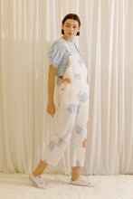 Load image into Gallery viewer, Floral Denim Overalls - Pastel Multi